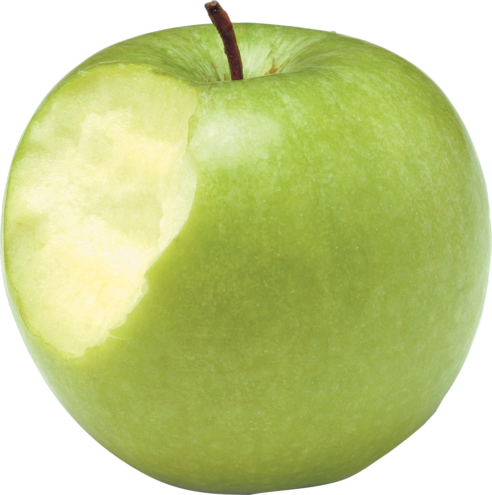 ısırılmış yeşil elma