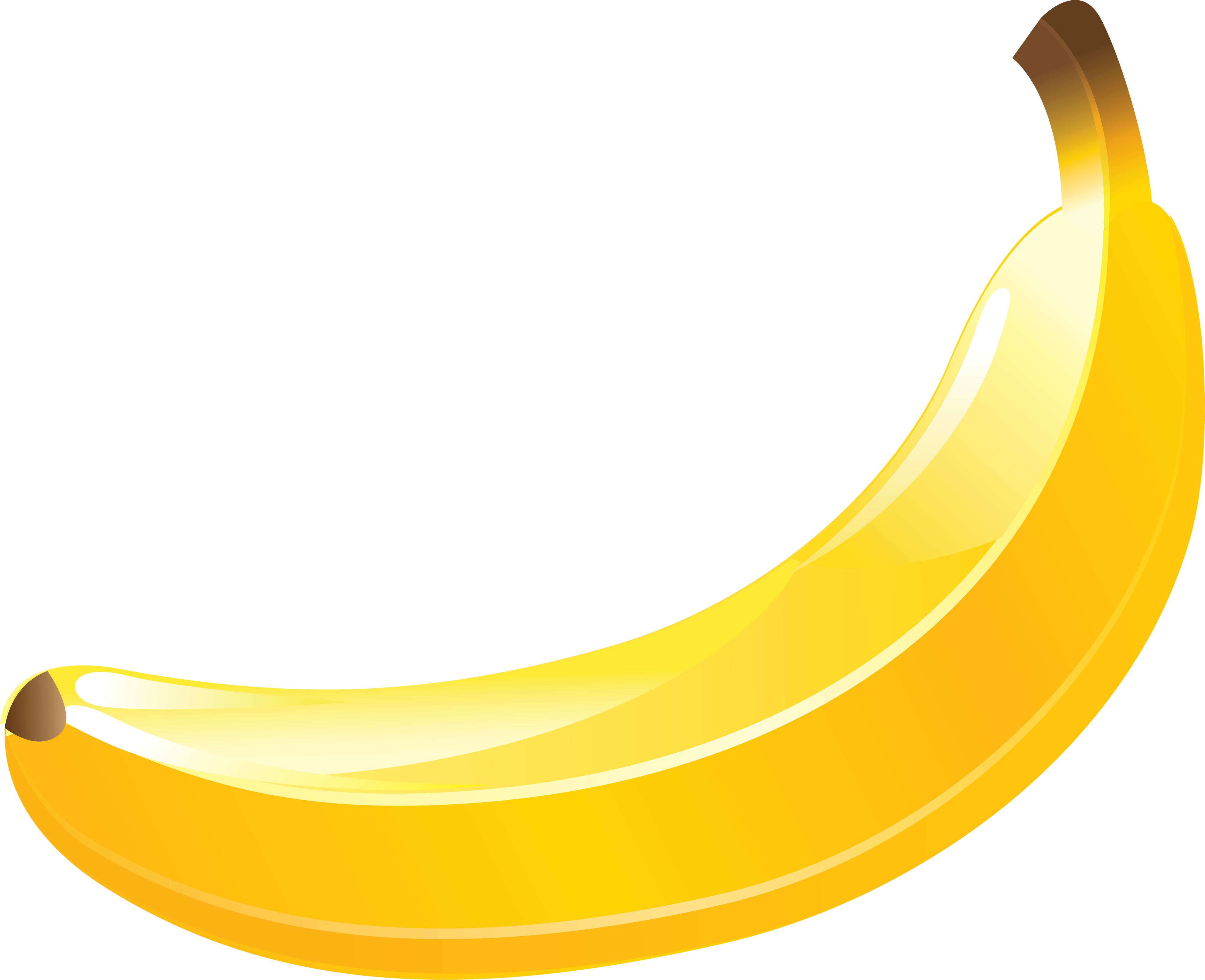 Żółty banan