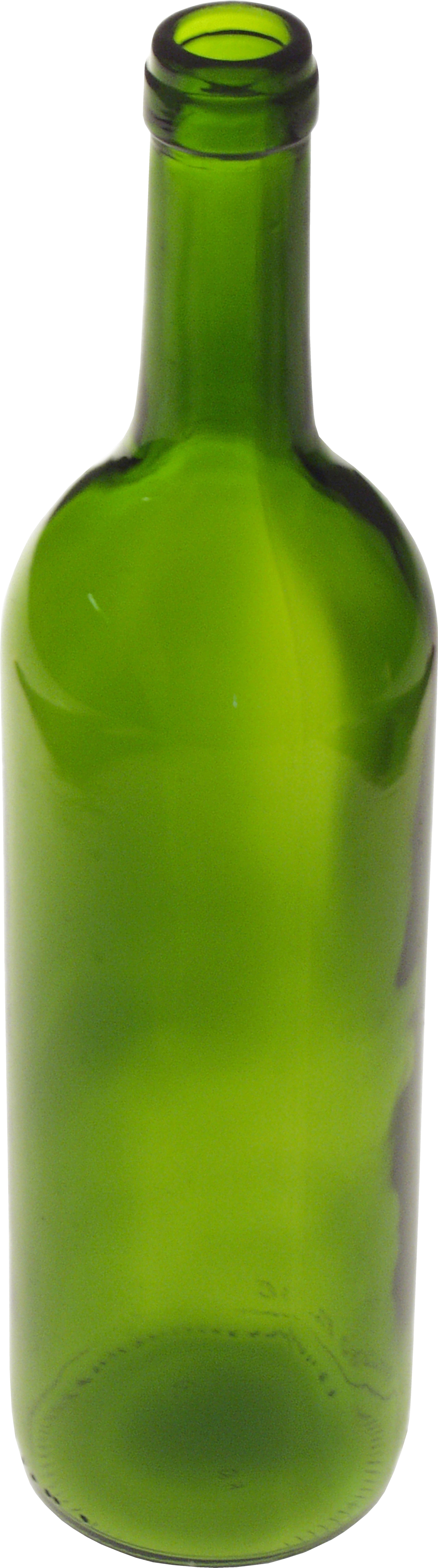 Bottiglia di vetro verde