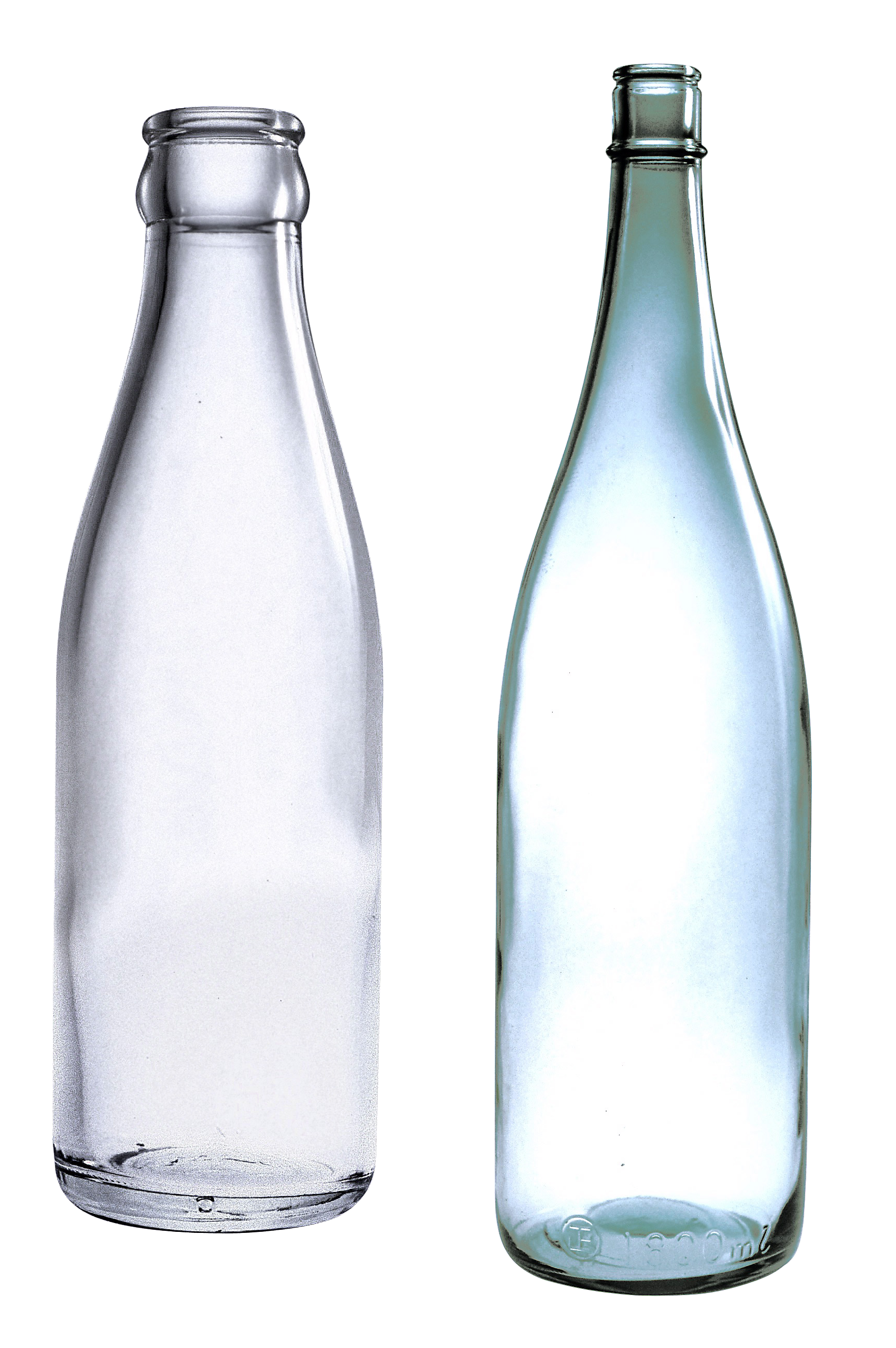 Bottiglia di vetro vuota