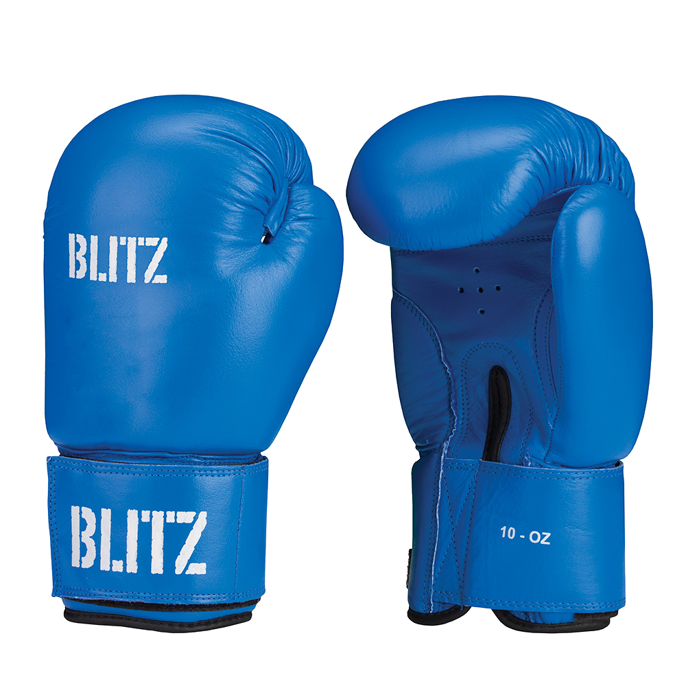 Blaue Boxhandschuhe