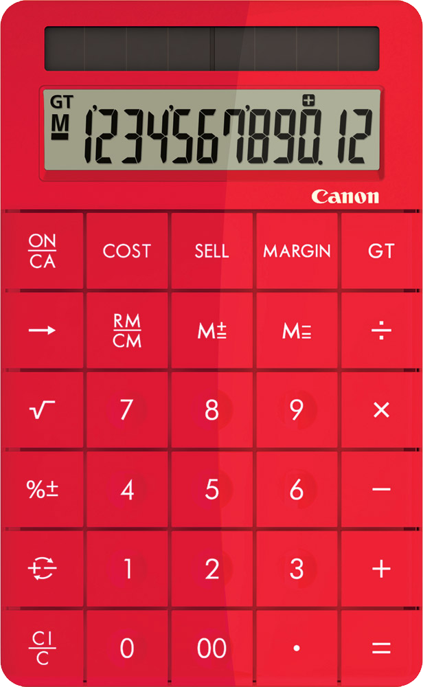 Czerwony kalkulator