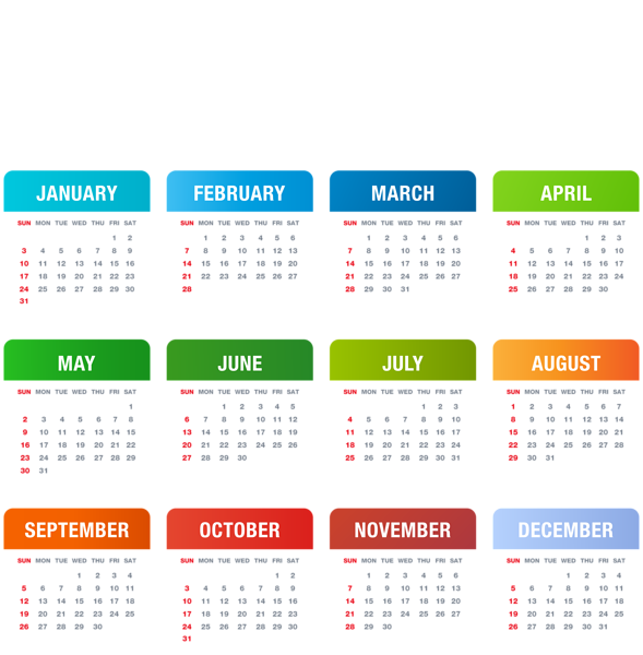 Calendário 2021