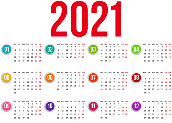 ปฏิทิน 2021