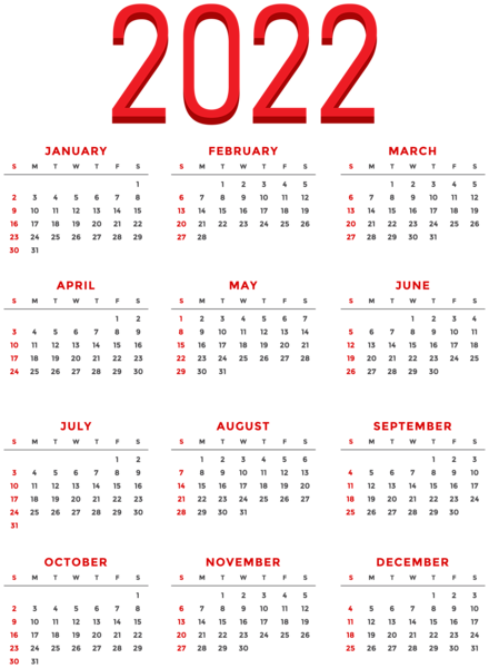 カレンダー2022