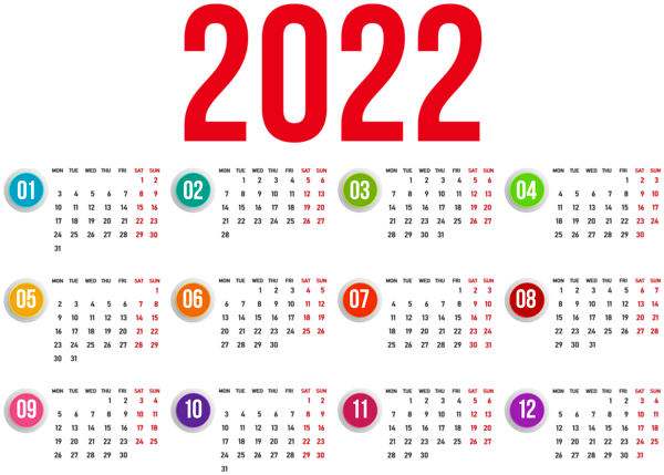 Calendário 2022