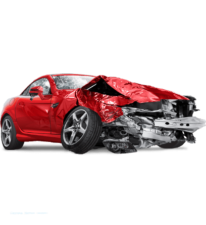 Acidente de carro (carro naufragado)