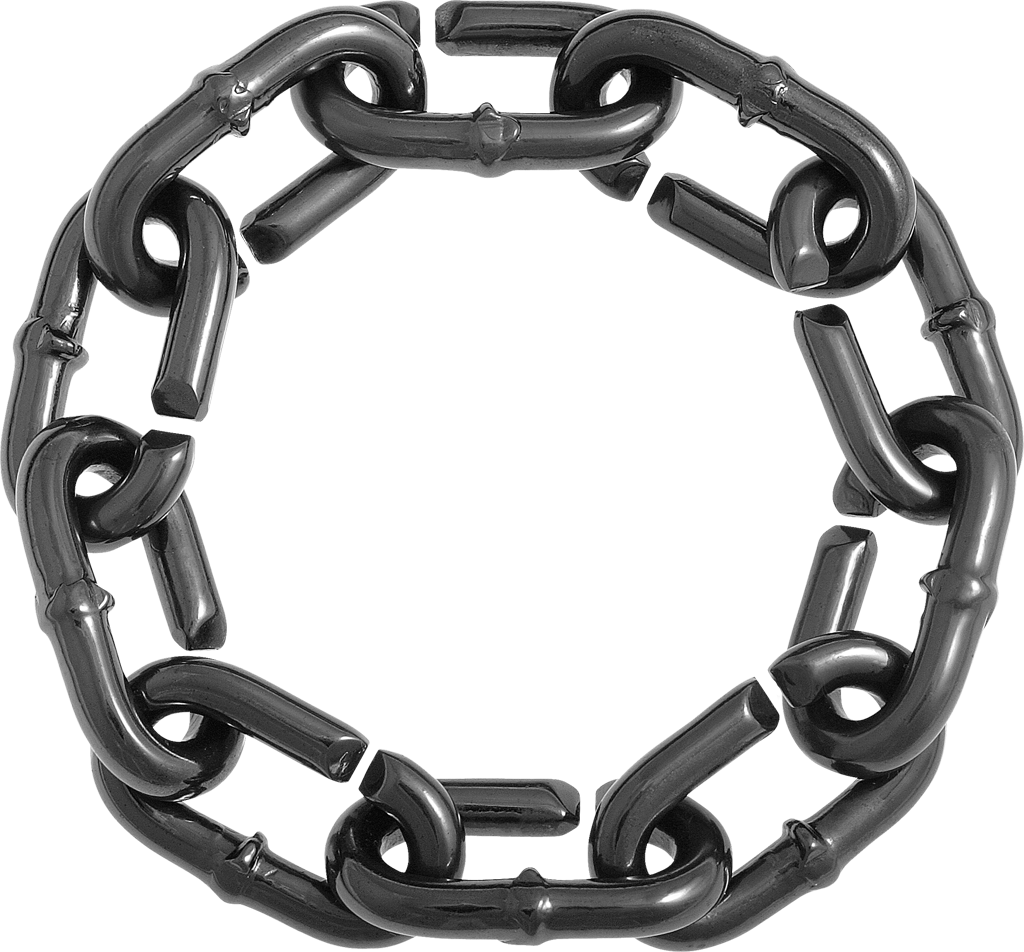 Okrągły metalowy łańcuch