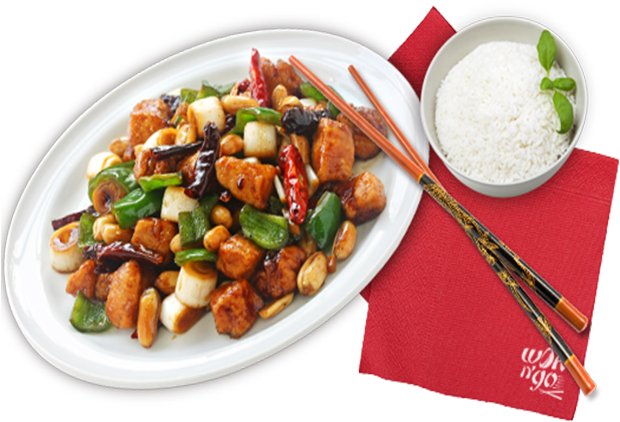 Culinária chinesa, comida, carnes fritas