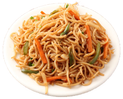Noodles fritti, cibo cinese, cibo