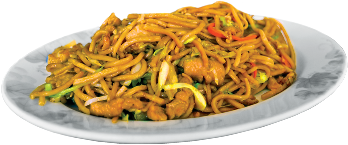 Noodles fritti, cibo cinese, cibo
