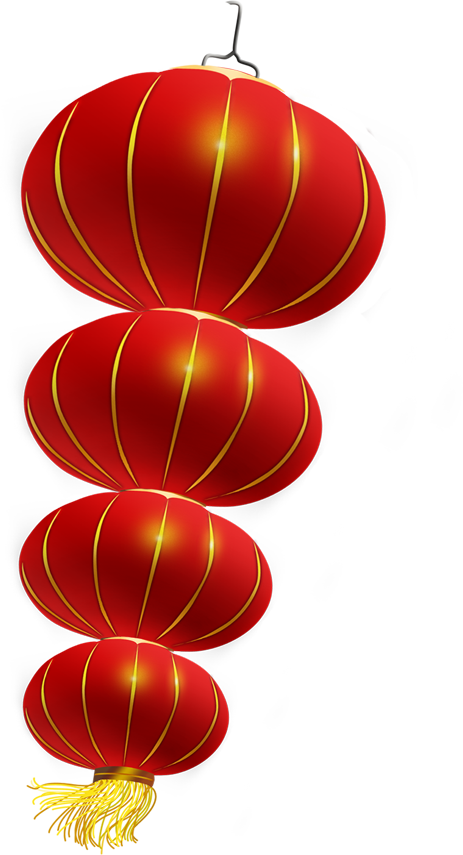 春节、中国新年、灯笼