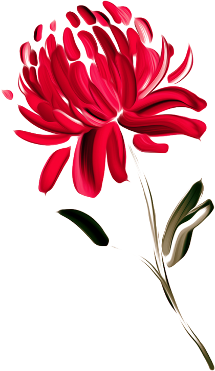 Peinture de chrysanthème, peinture de fleurs