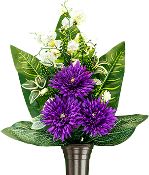 Crisantemo viola, bouquet