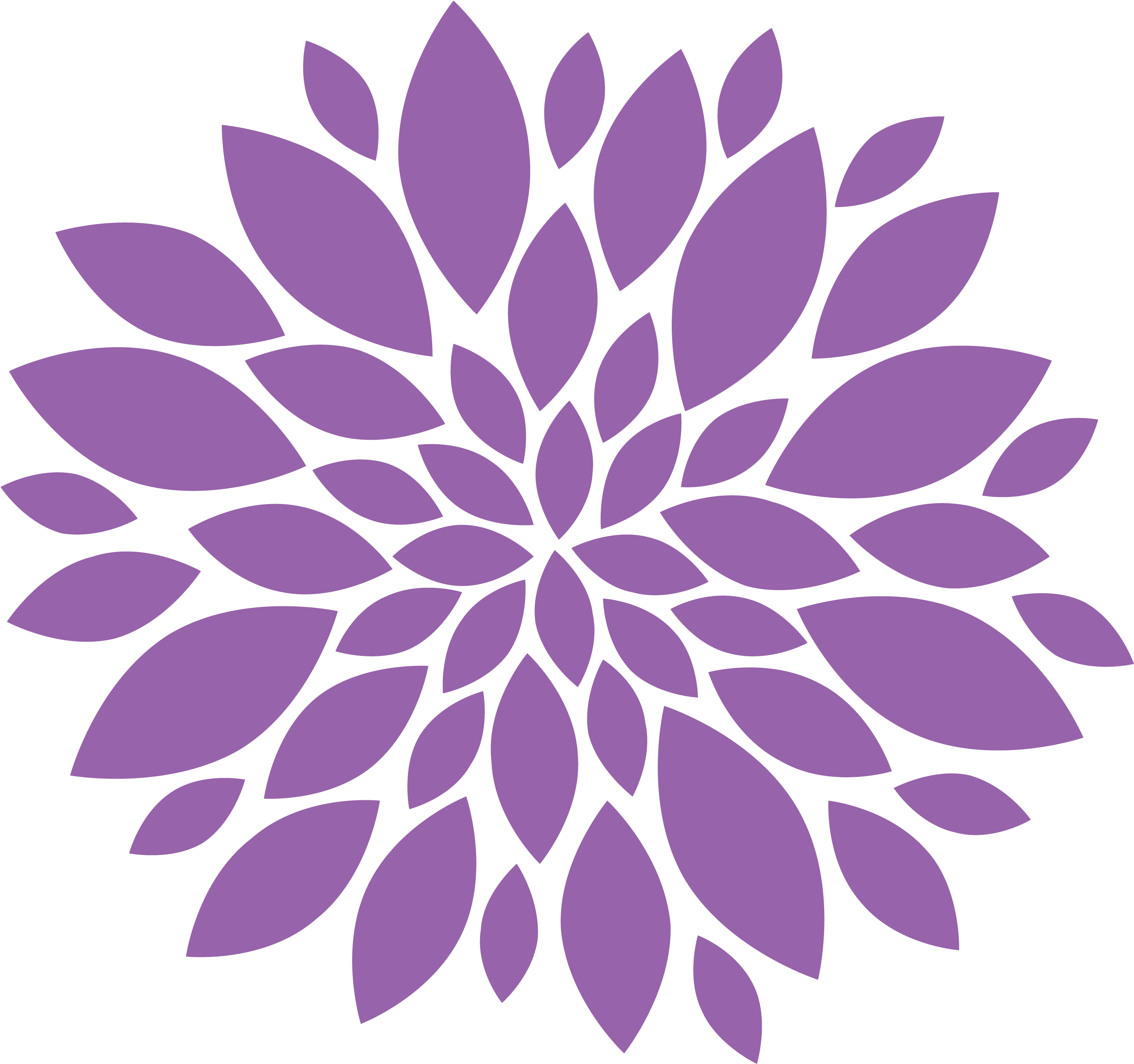 Icône de chrysanthème, clipart dahlia