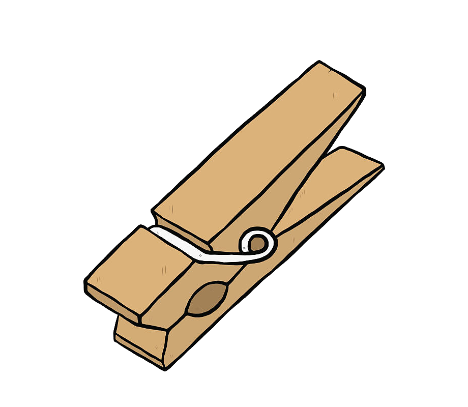 Mollette, clip di legno