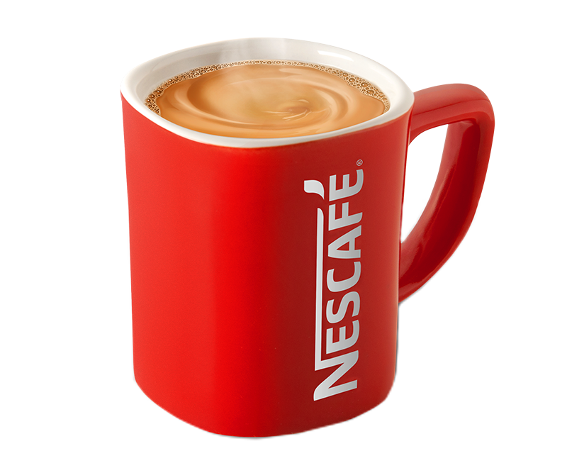 Czerwona filiżanka kawy Nescafe