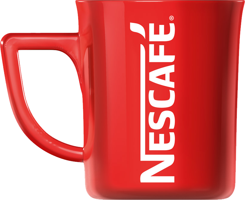 Czerwona filiżanka kawy Nescafe