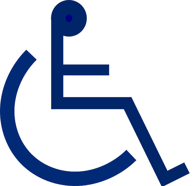 Symbole de handicap d'invalidité