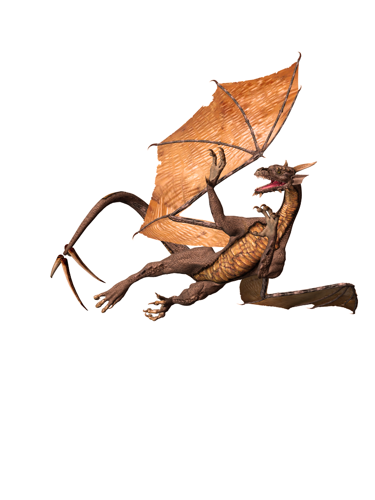 पंखों वाला ड्रैगन