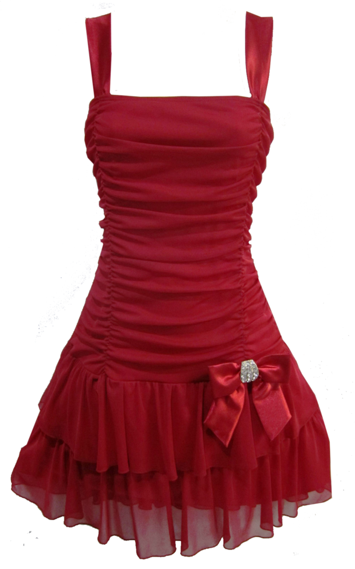 红色裙子