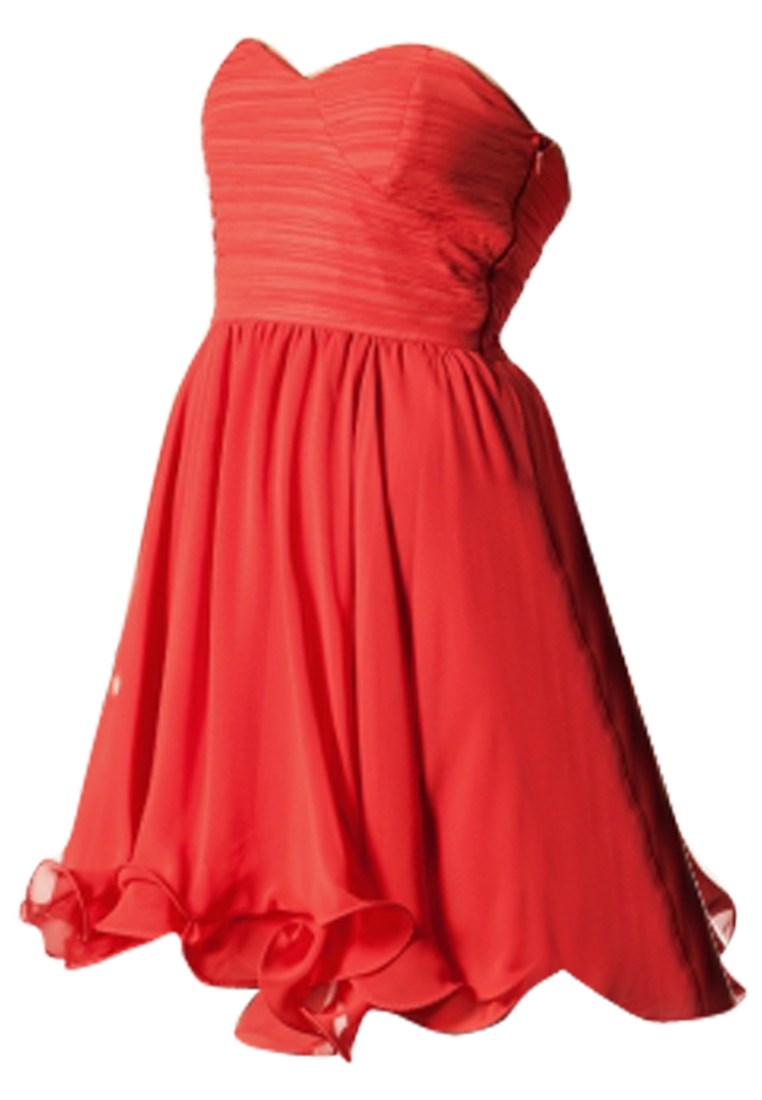 红色裙子