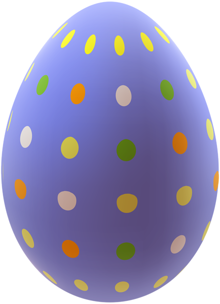 カラフルな斑点のある卵