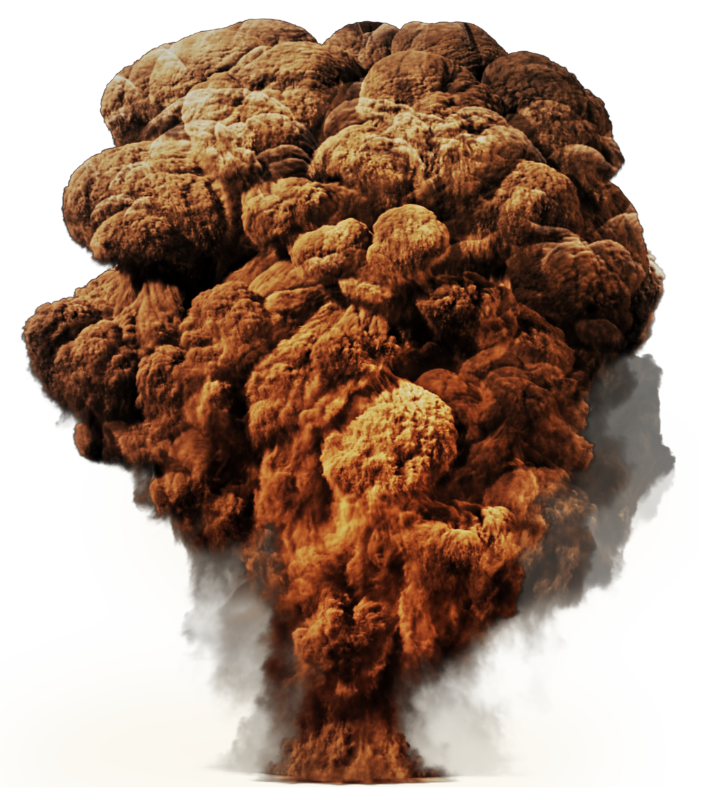 Esplosione nucleare fungo atomico