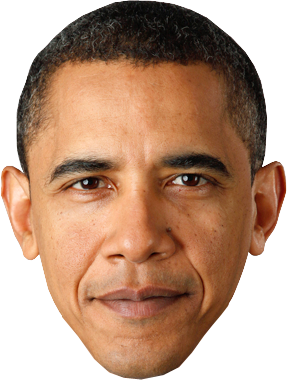 बराक ओबामा का चेहरा