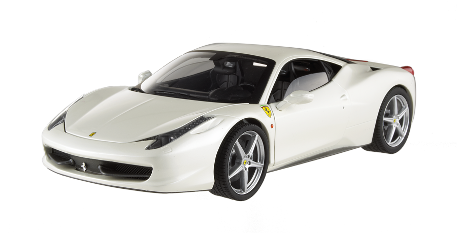 Weißes Ferrari-Auto