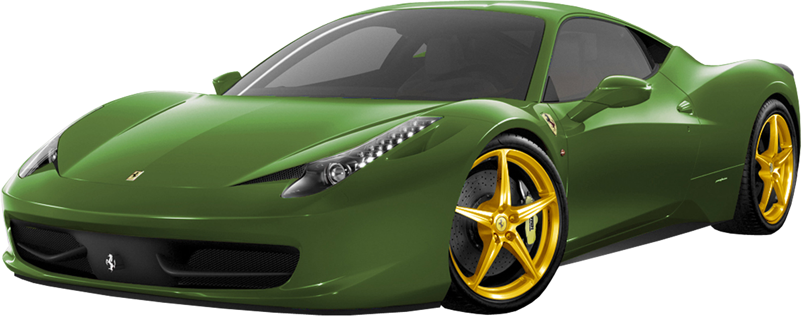 Ferrari hijau