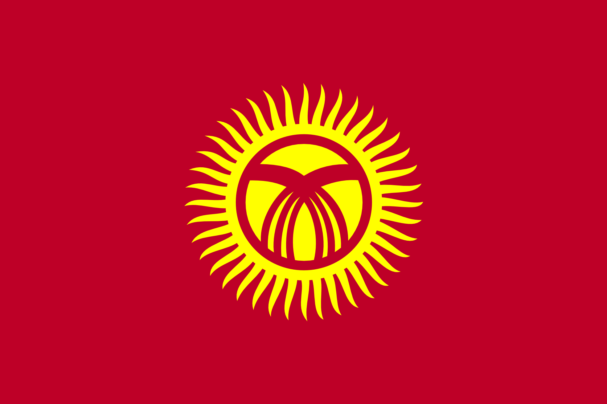 Flaga Kirgistanu