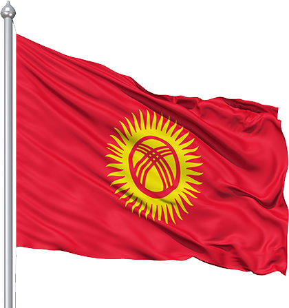 キルギスタンの旗