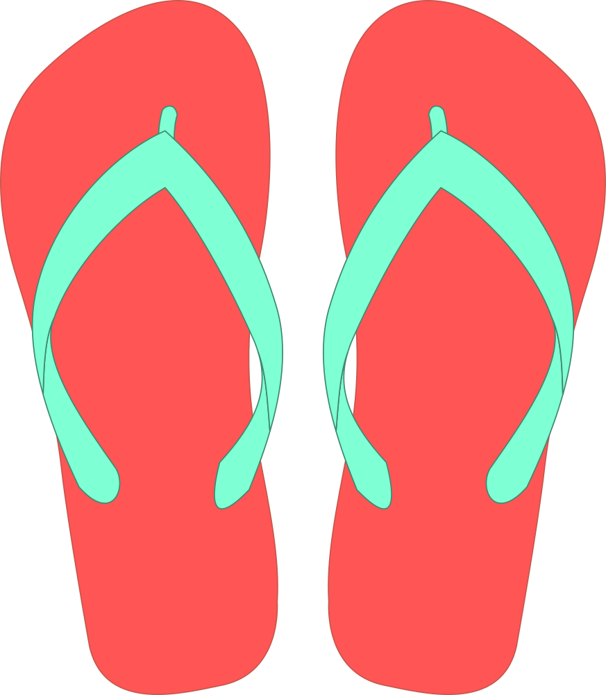 Sandálias de dedo