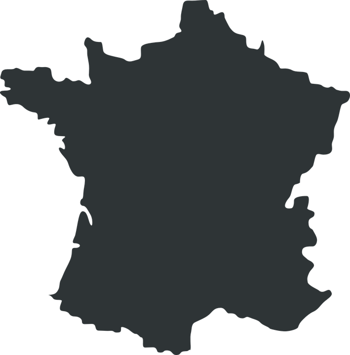 แผนที่ของฝรั่งเศส