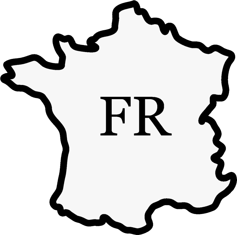 फ़्रांस का मानचित्र