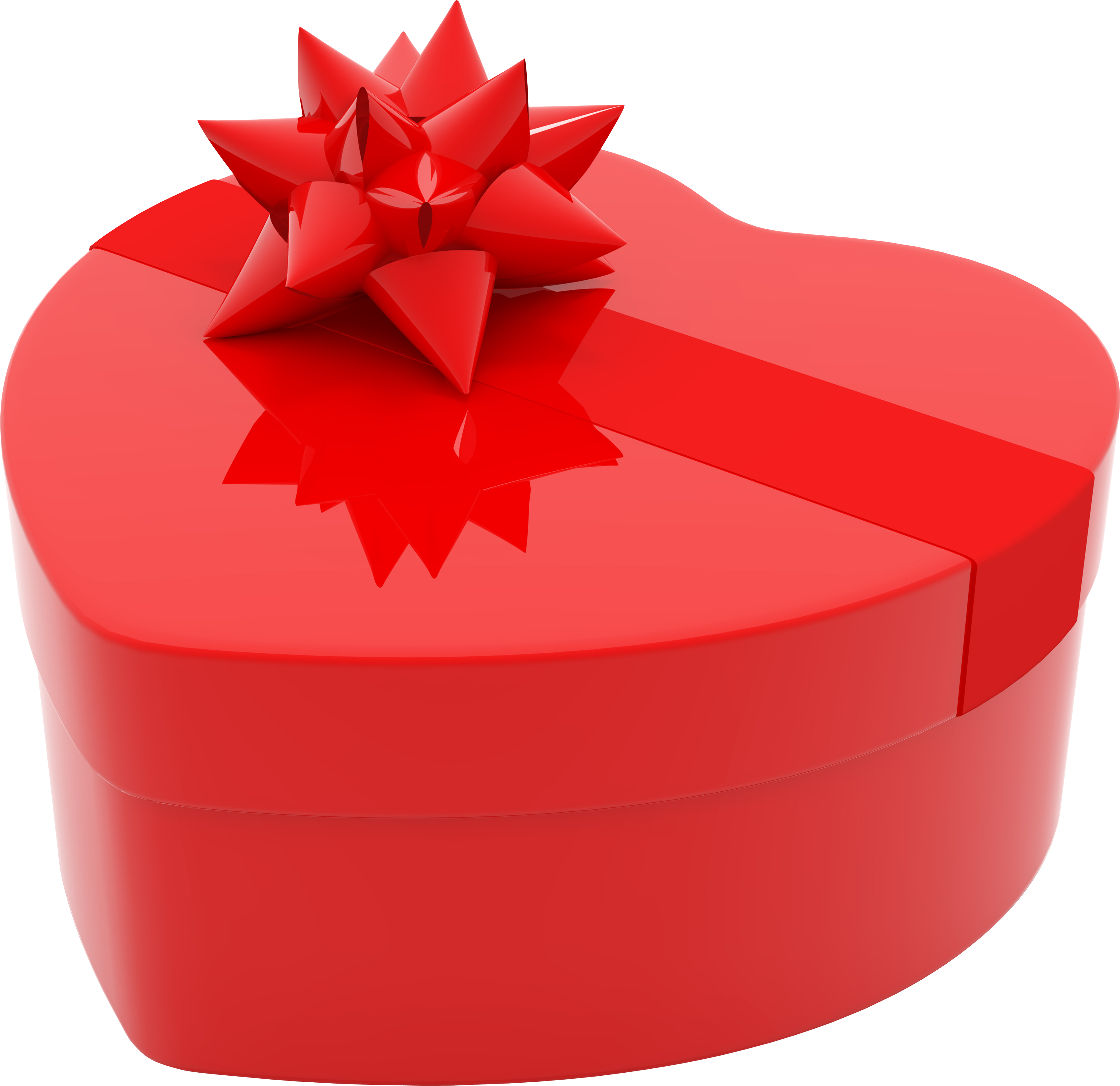 Rotes Herz-Geschenkbox