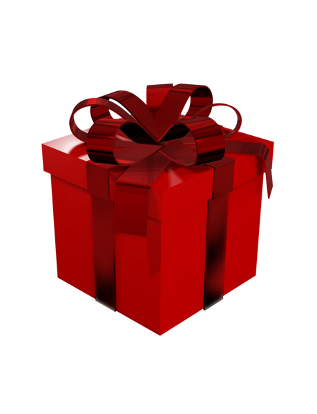 Rote Geschenkbox