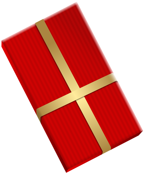Rote Geschenkbox