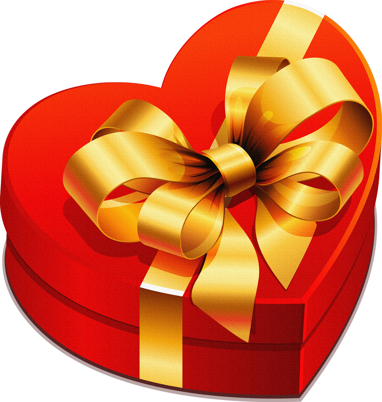 Geschenkbox in Herzform