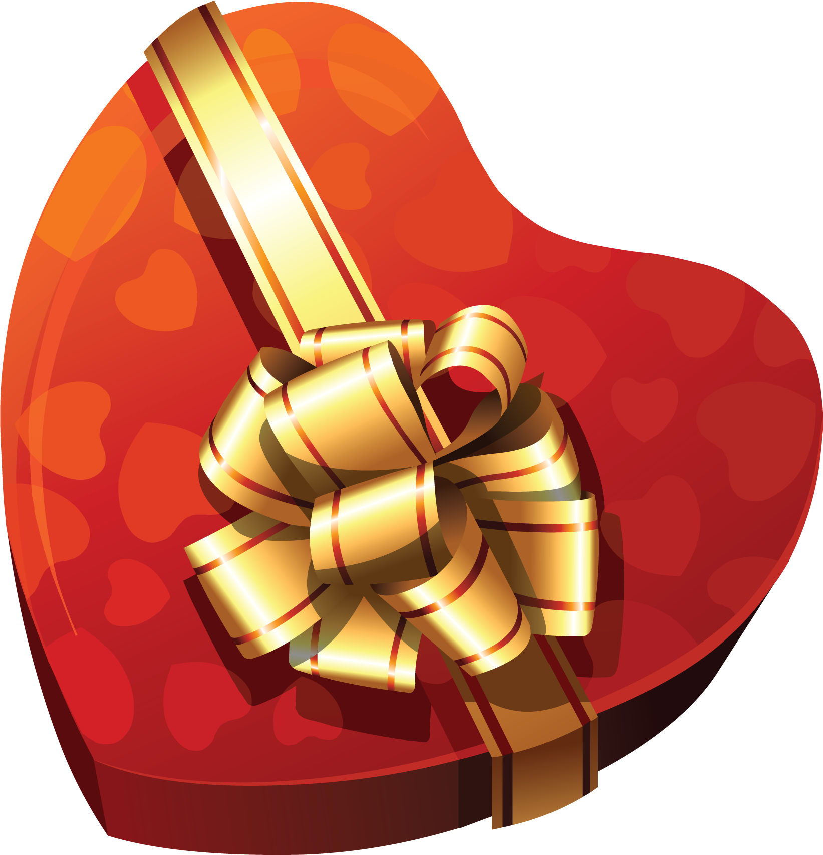 Kalp şeklinde hediye kutusu