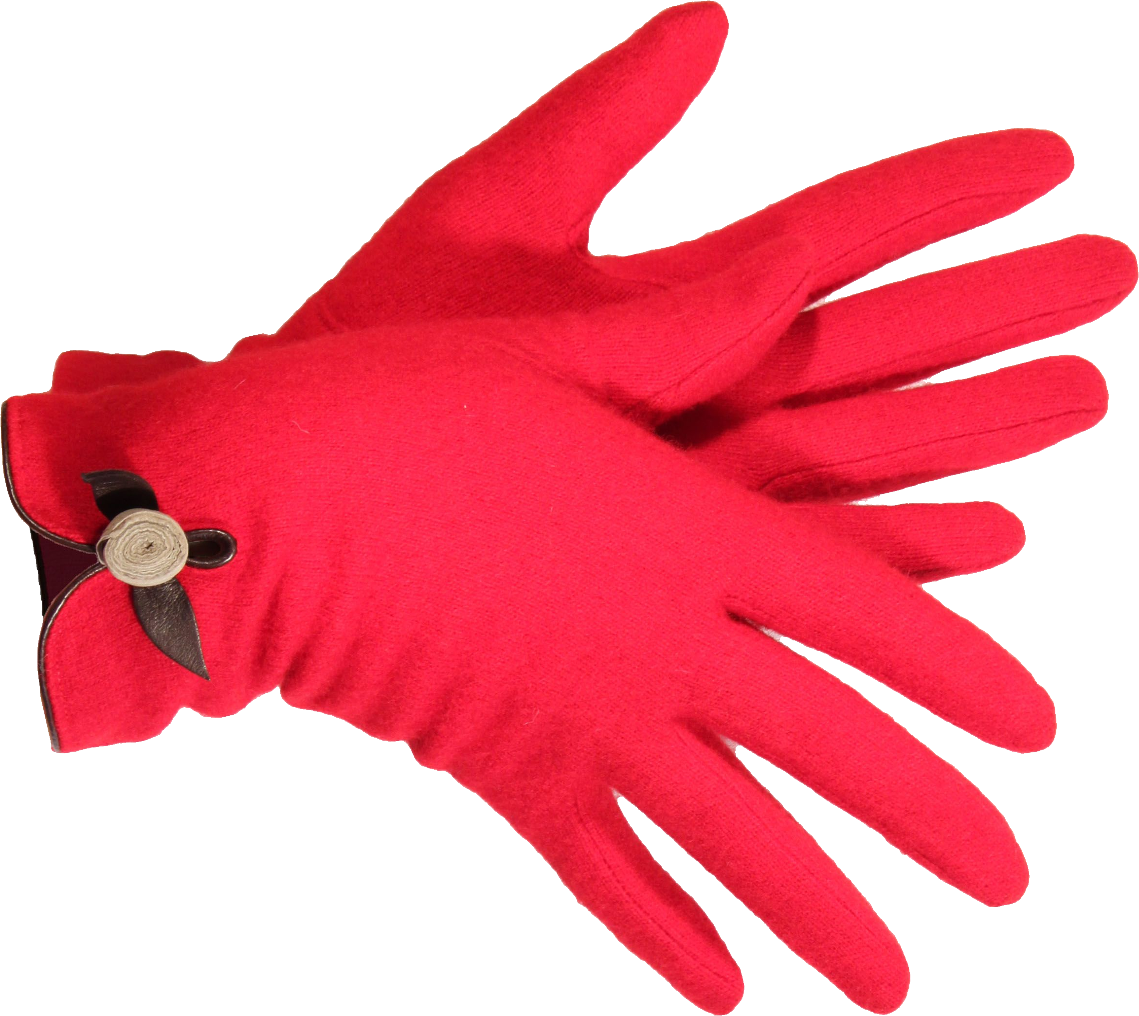 ピンクの手袋