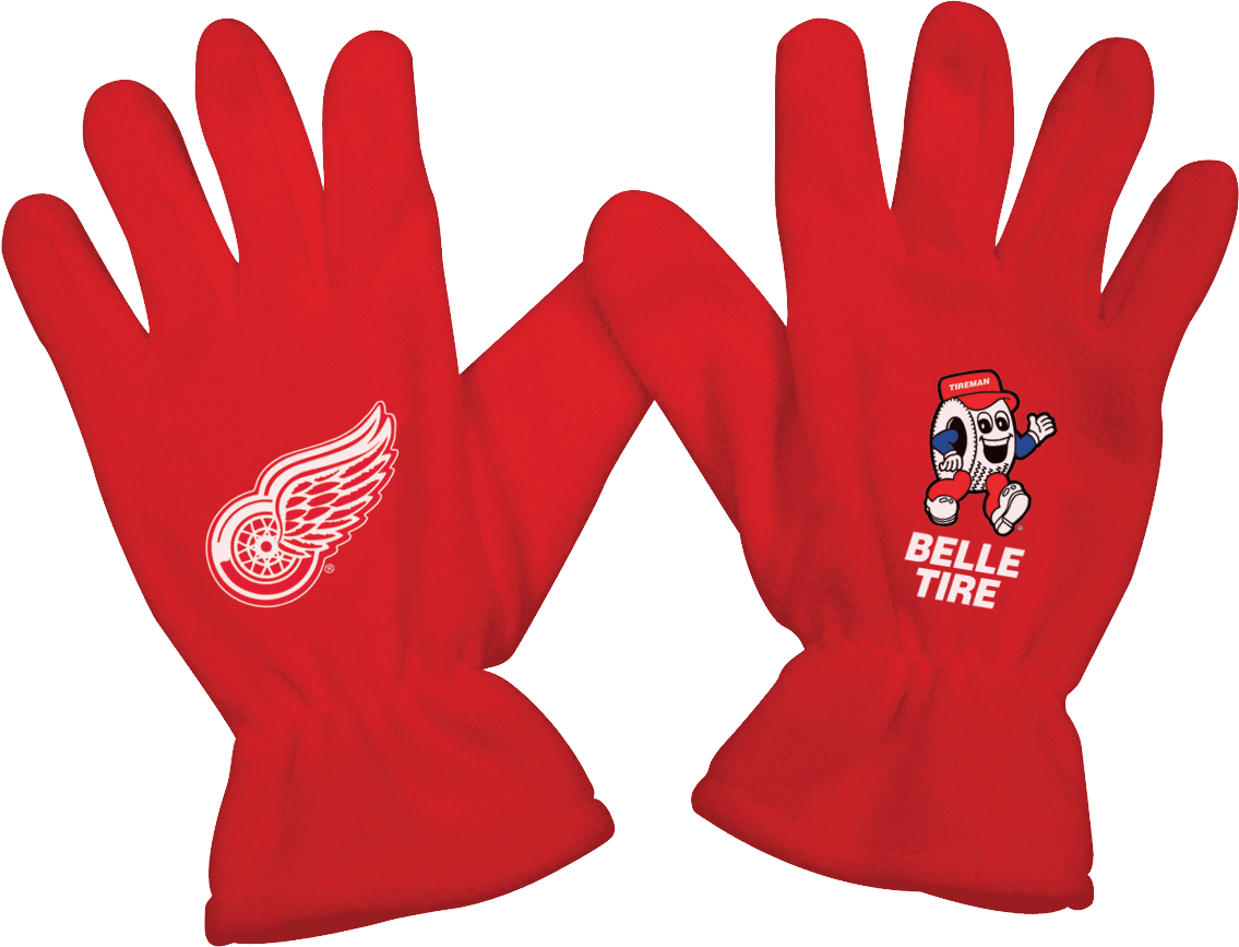 Rote Handschuhe