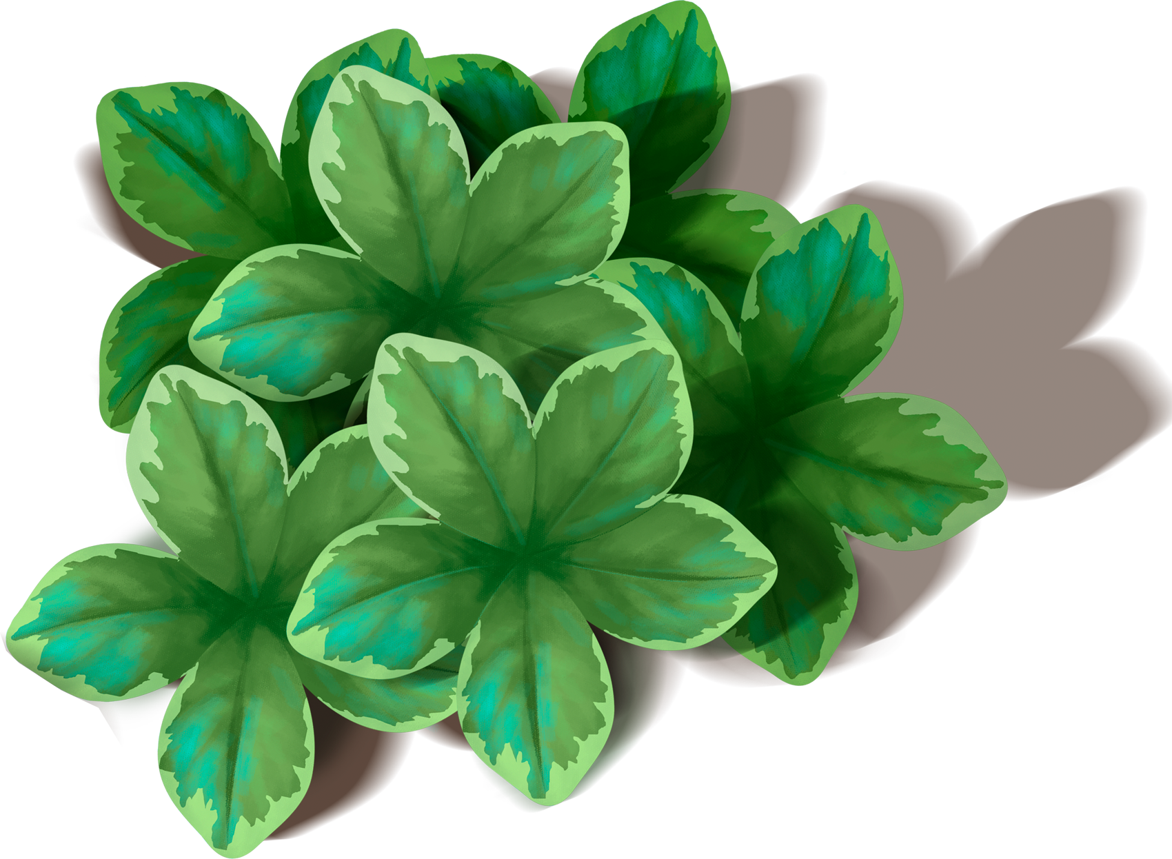 녹색 잎