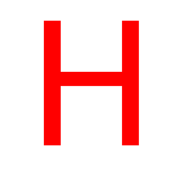 La lettera H
