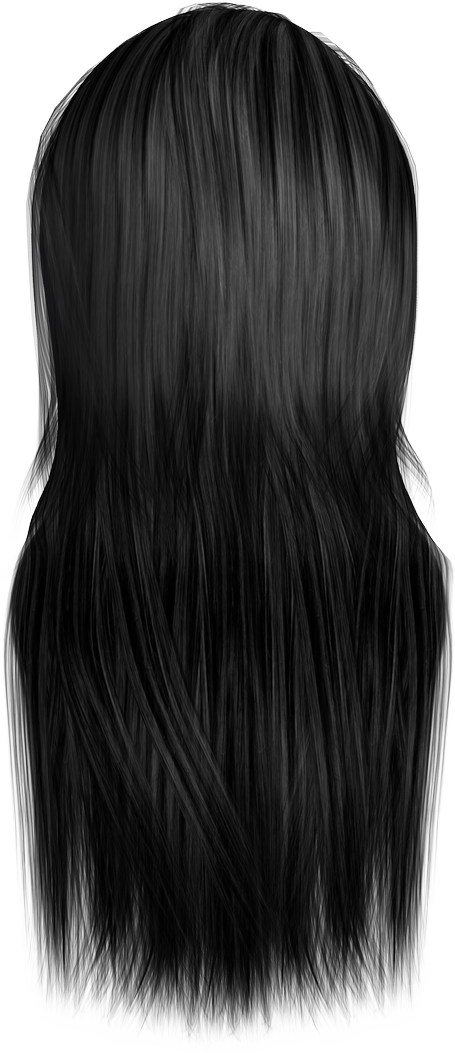 女性黑发