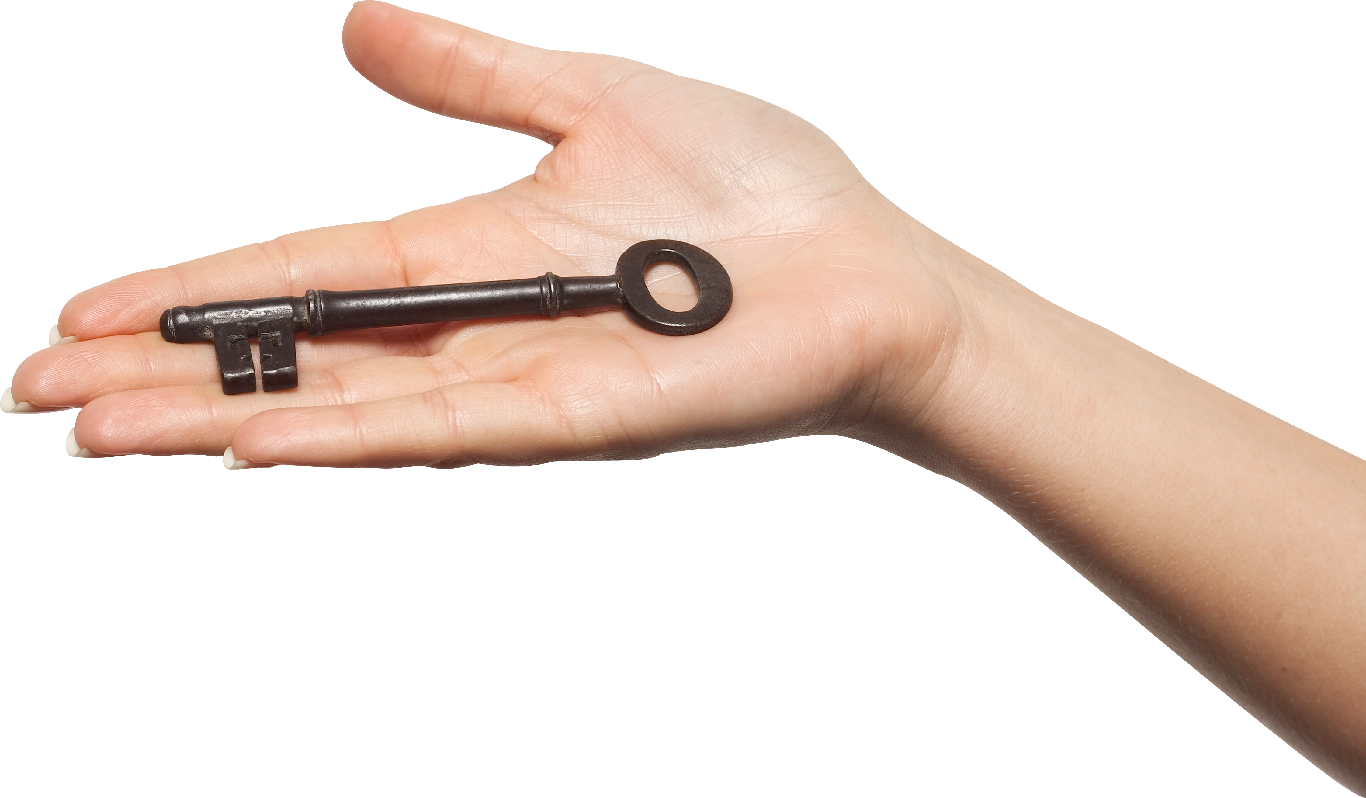 Ręka trzymająca klucz
