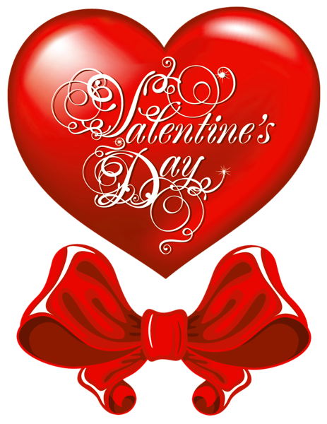 Alles Gute zum Valentinstag, rote Herzform