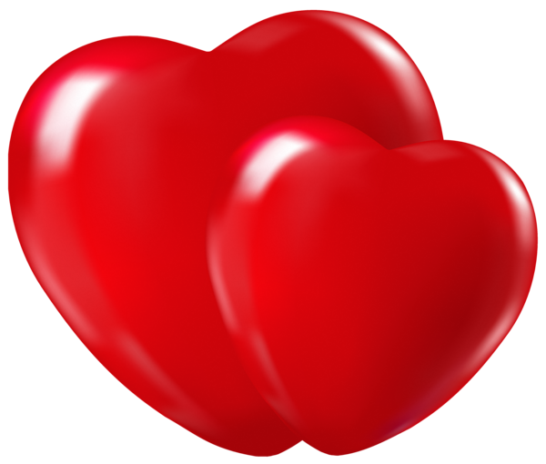 Alles Gute zum Valentinstag, rote Herzform
