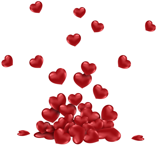 Buon San Valentino, a forma di cuore rosso